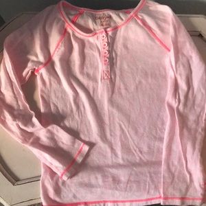 Cat and Jack jersey long sleeve pink 6/6X shirt